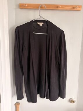 LOFT Black Open-Front Women's Cardigan